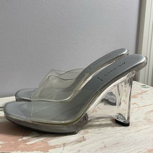 Aldo Clear Heels 8W